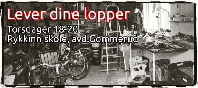 Trangt i garasjen? Vi henter lopper! Trangt i garasjen? Vi henter lopper!