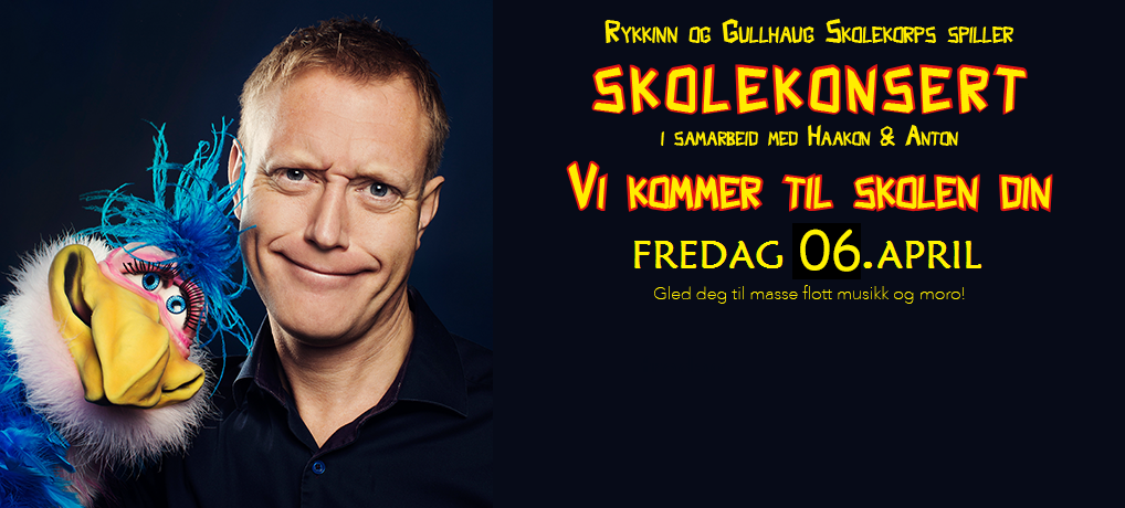 Skolekonsert med Haakon og Anton
